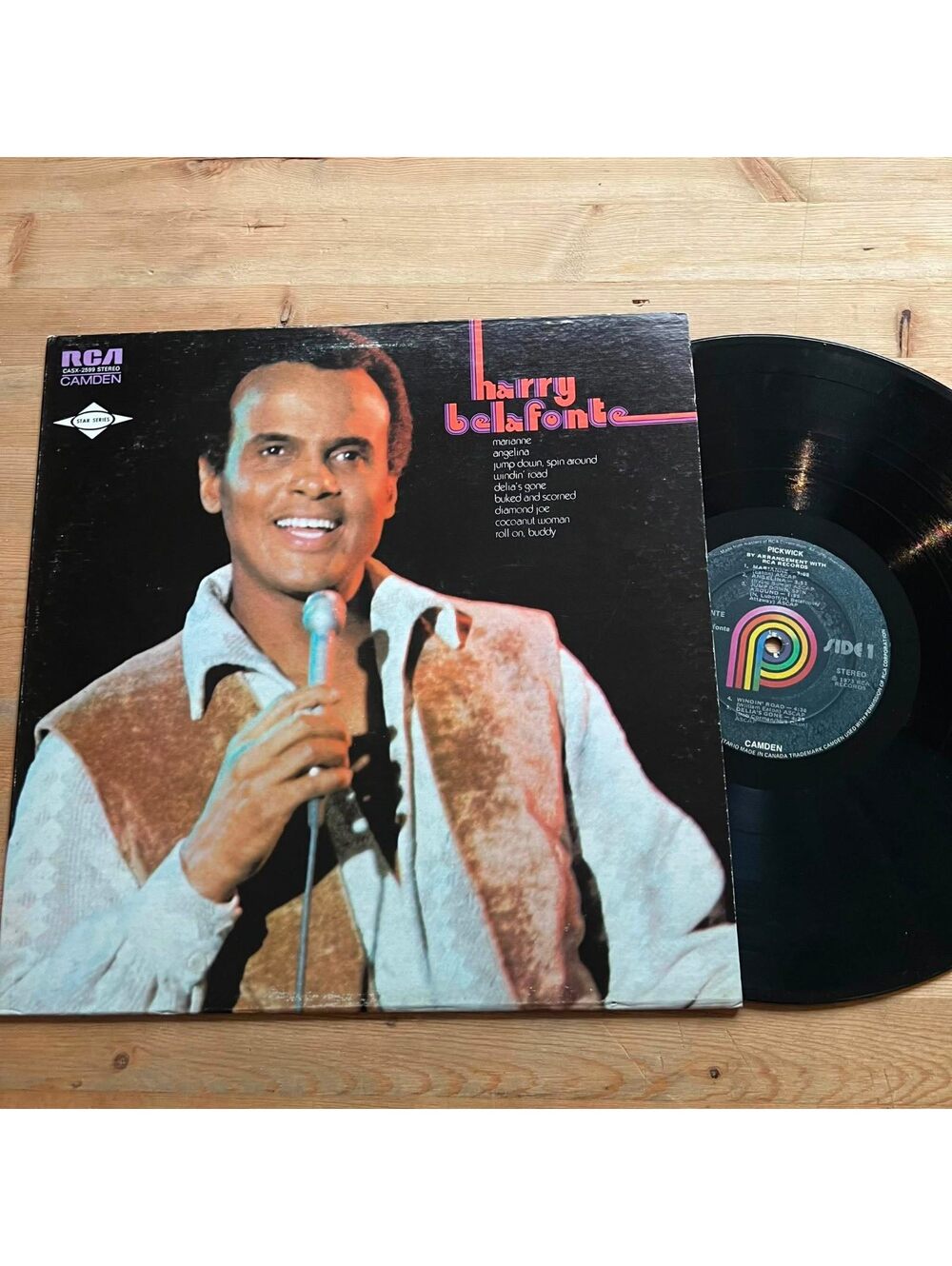 Harry Belafonte - Harry Belafonte 33rpm VG+ VR22
